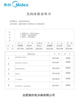 Midea美的 美的冰箱BCD-206TM(E)妙趣白
